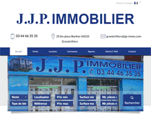 Tablet Screenshot of jjp-immo.com